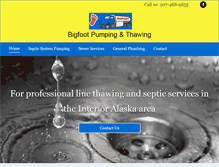 Tablet Screenshot of bigfootpumping.com